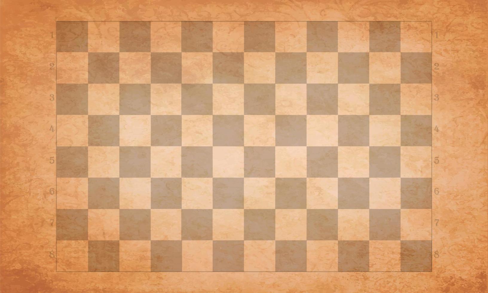 grunge light brown and brown background with chess pattern vector