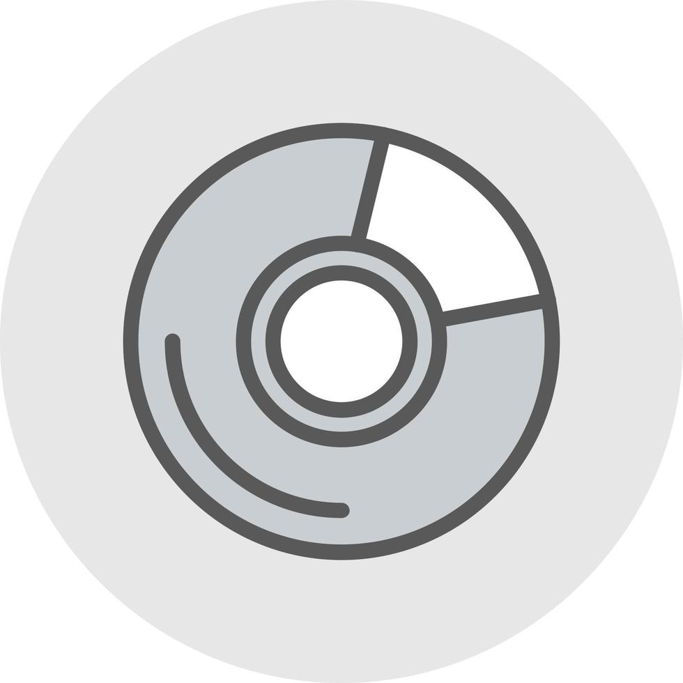 Compact Disc Vector Icon Design