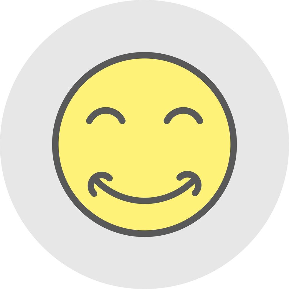 Grin Beam Vector Icon Design