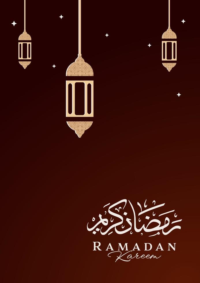 Ramadan Kareem designs. Ramadan greeting poster for Muslims. Banner, background, wallpaper, card. vector