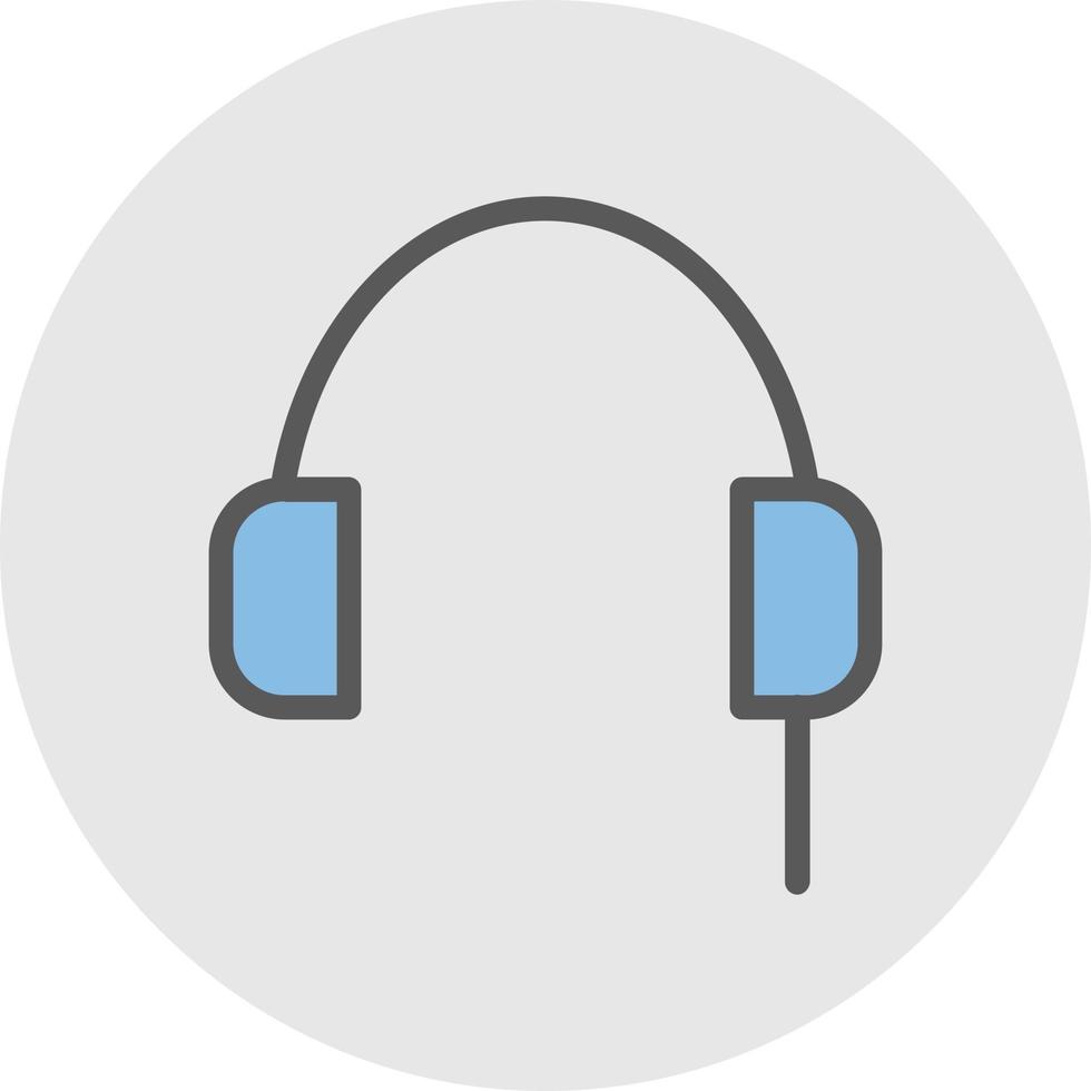 diseño de icono de vector de auriculares