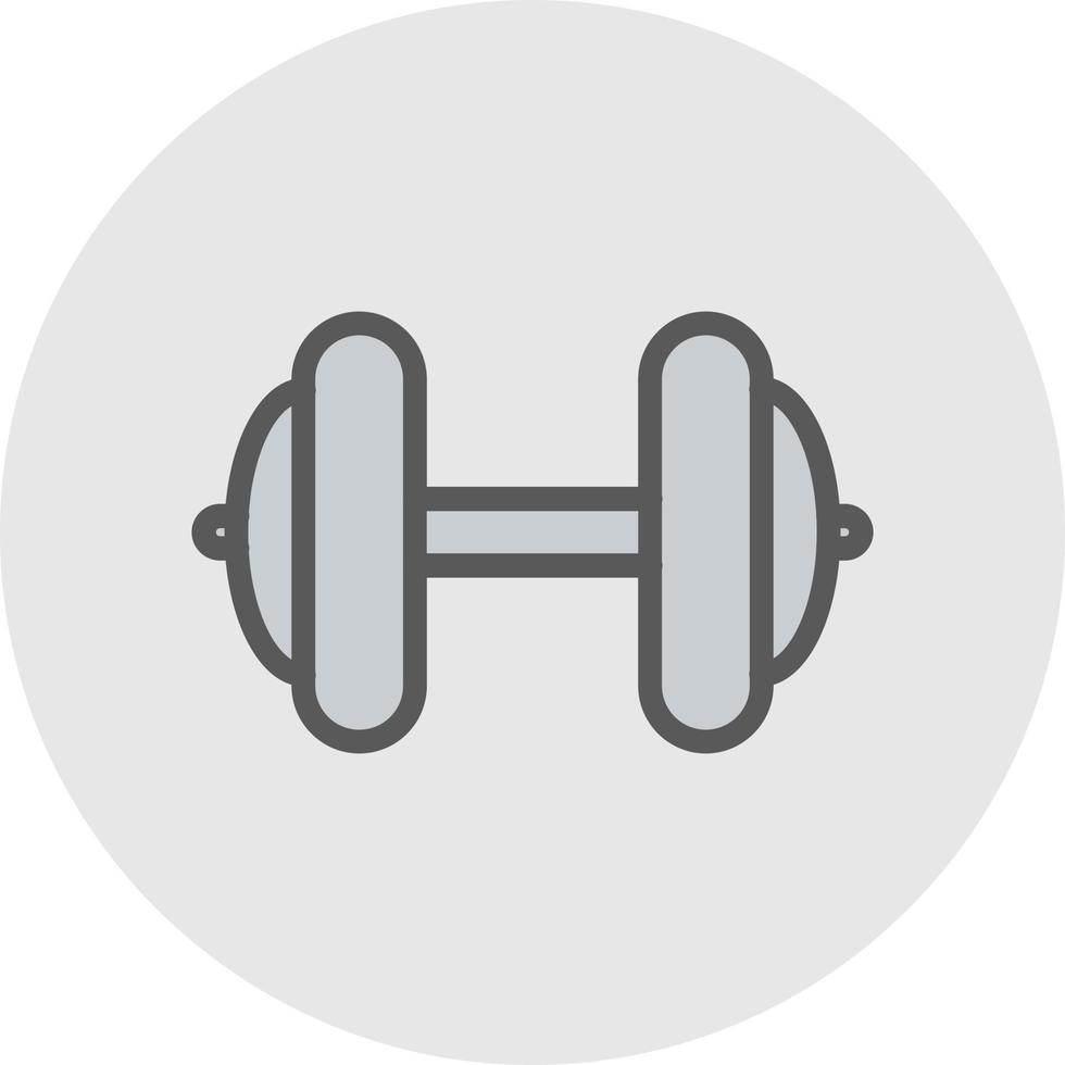 Dumbbell Vector Icon Design