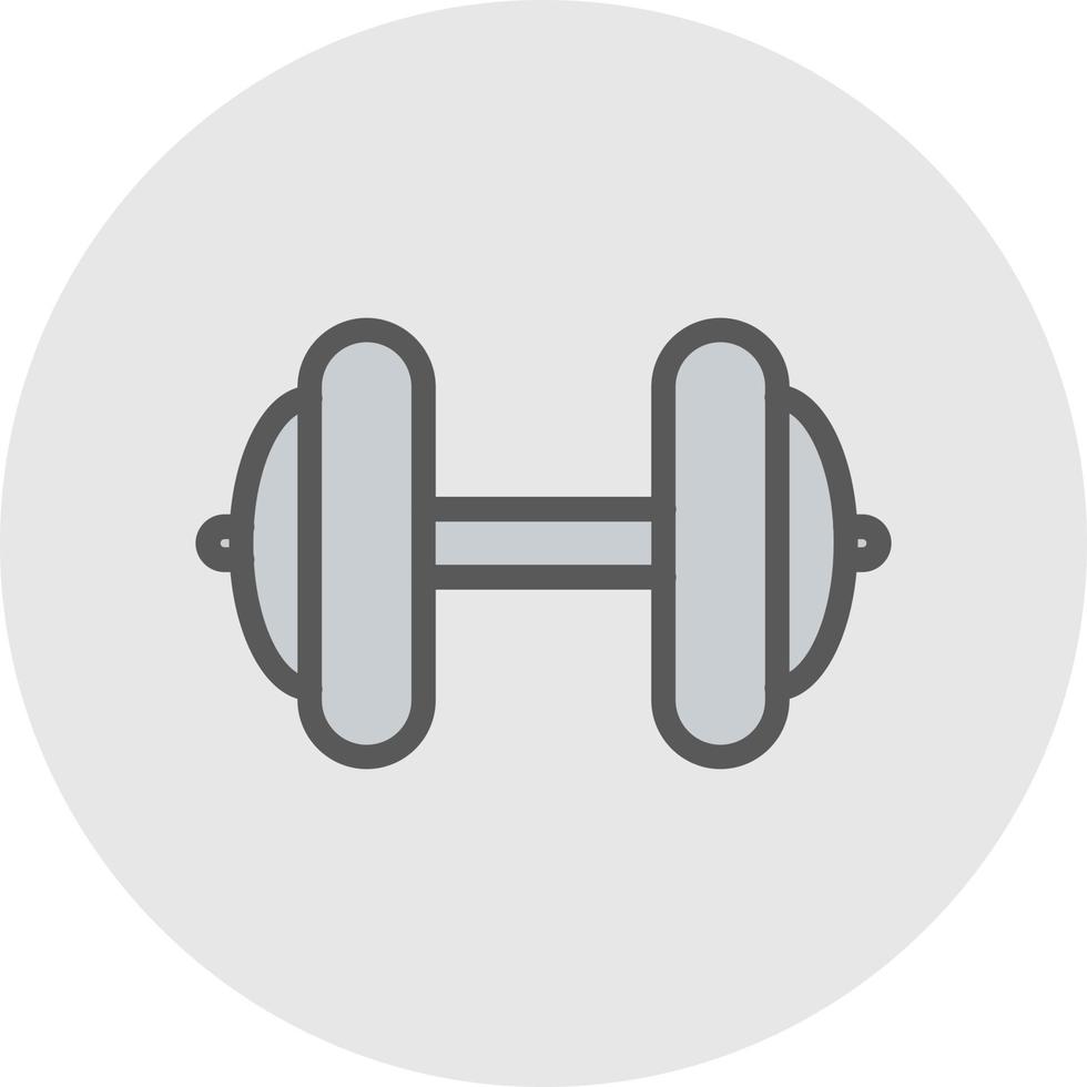 Dumbbell Vector Icon Design