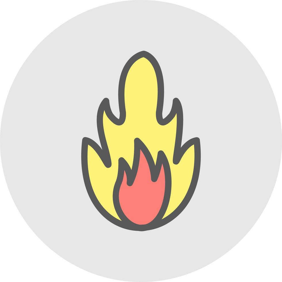 Burn Vector Icon Design