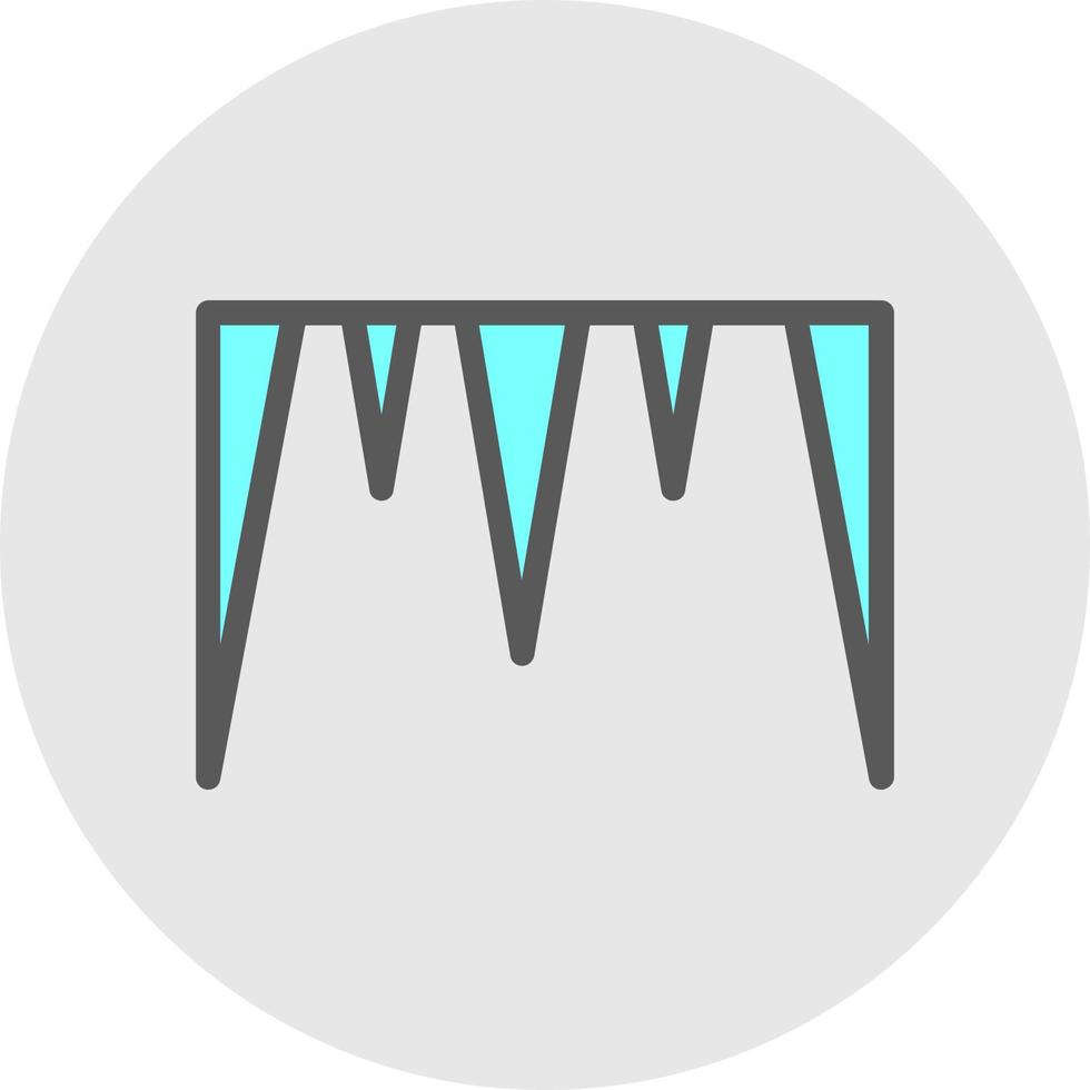 Icicles Vector Icon Design