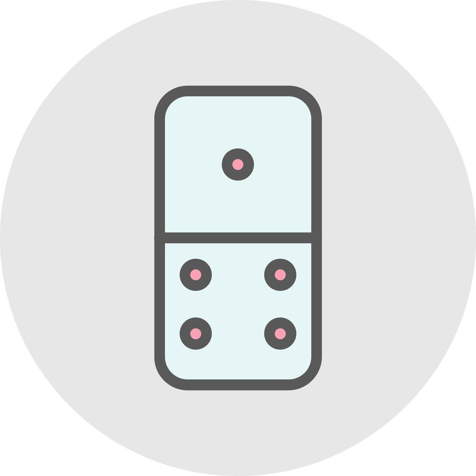 Dice Vector Icon Design