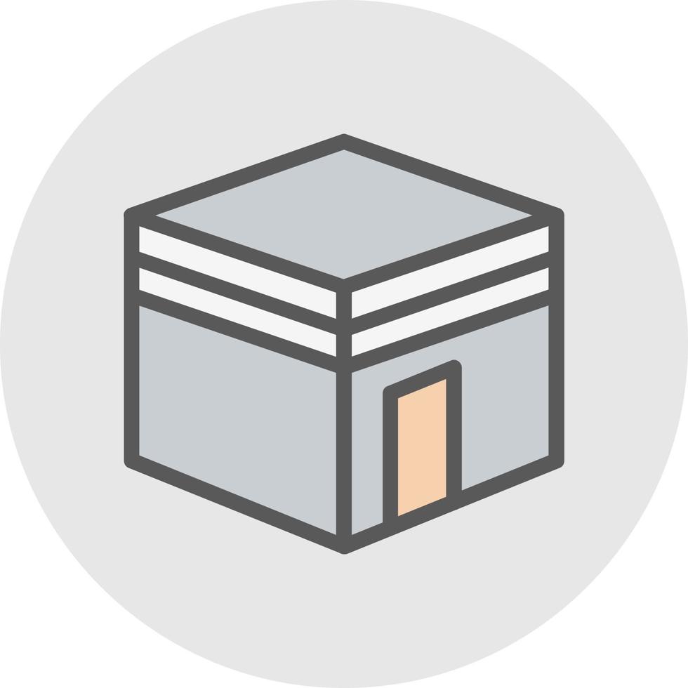 Kaaba Vector Icon Design