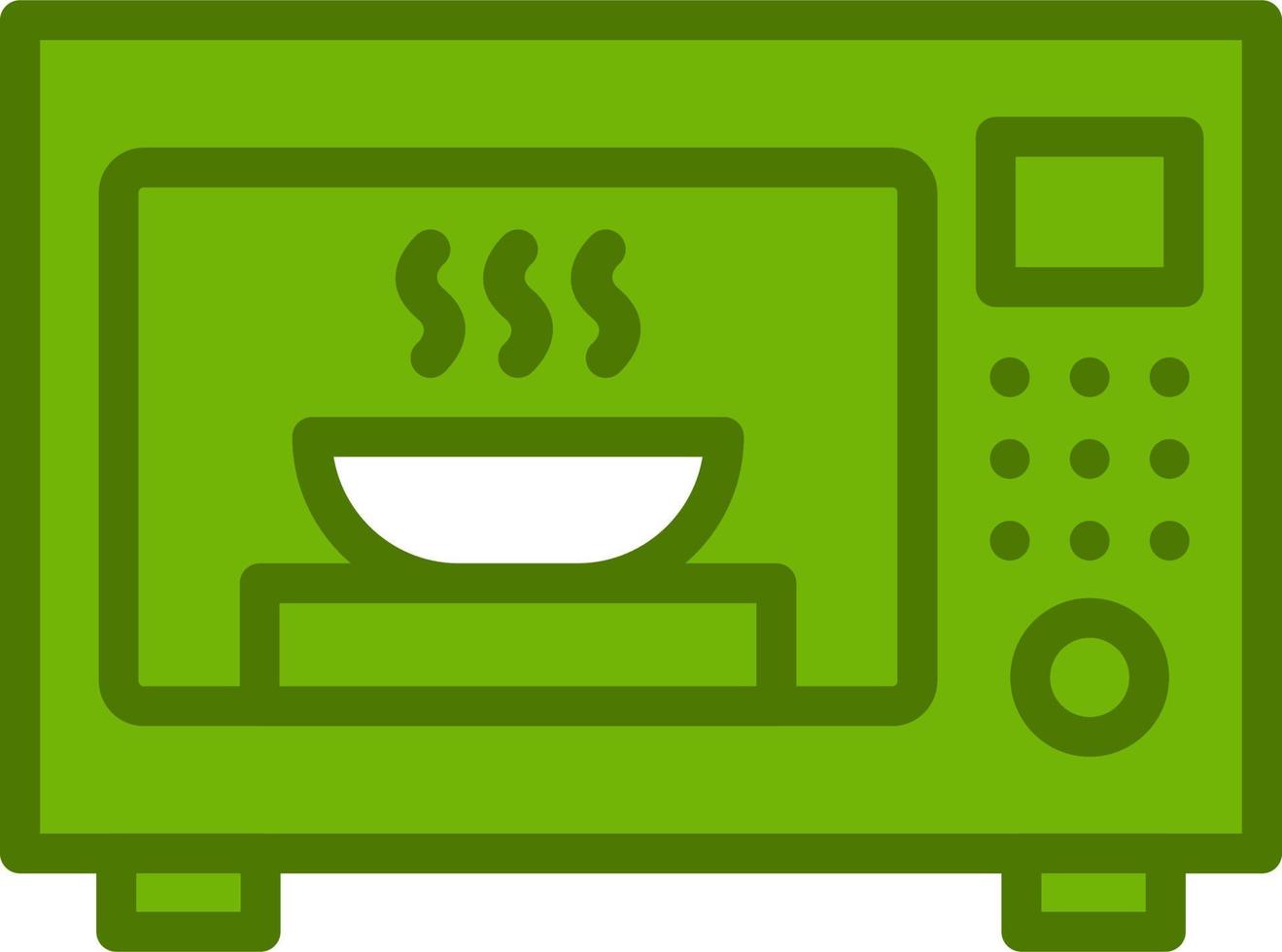 Microwave Oven Vector Icon