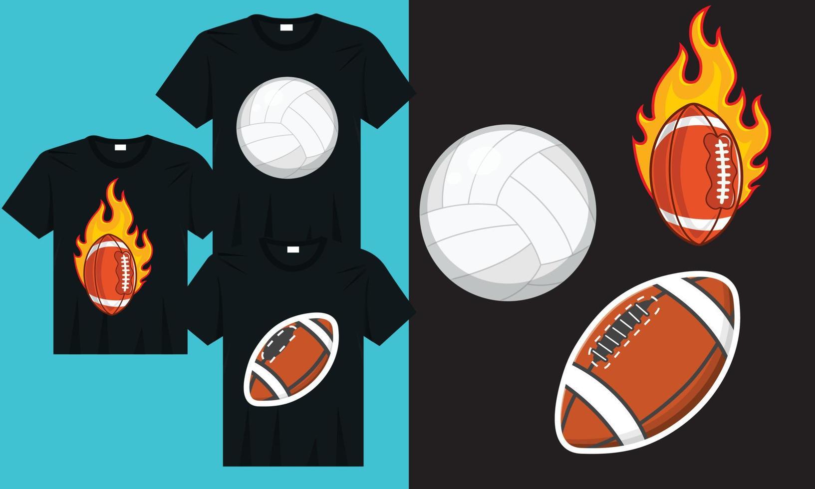 americano fútbol americano fuego fuego rugby pelota vector