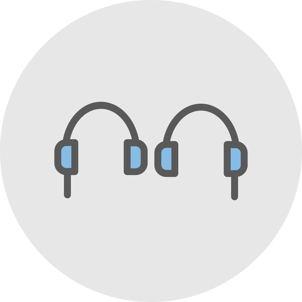 Headphones Alt Vector Icon Design