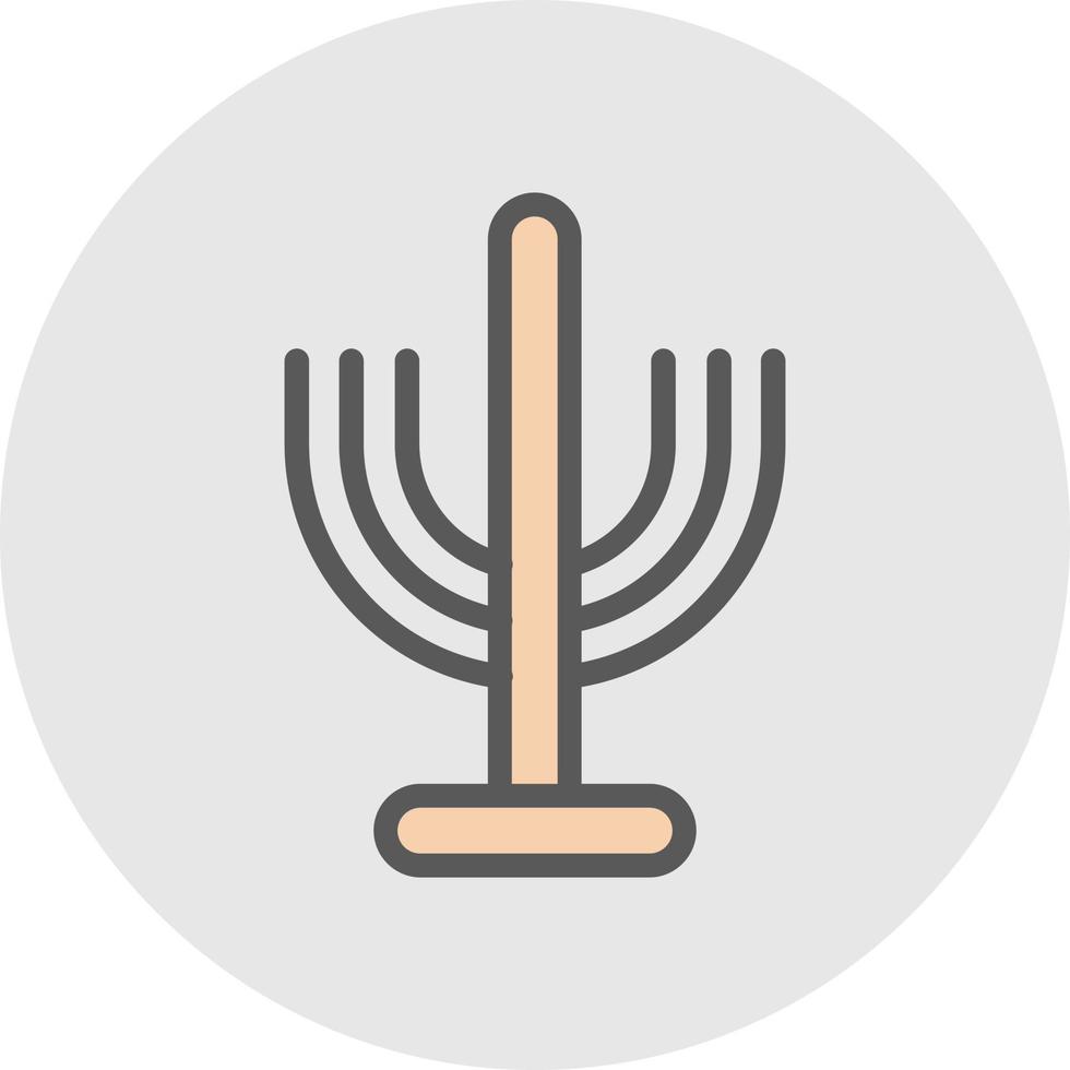 Menorah Vector Icon Design