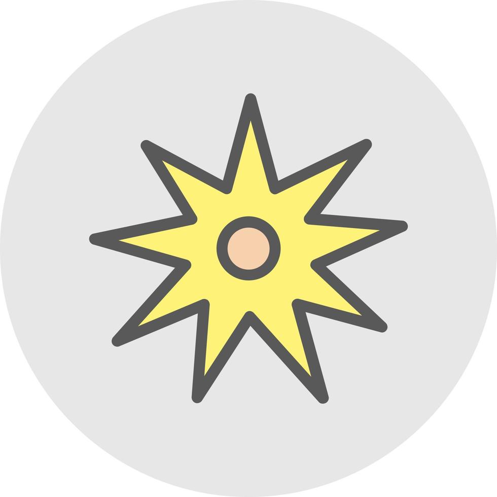 Bahai Vector Icon Design