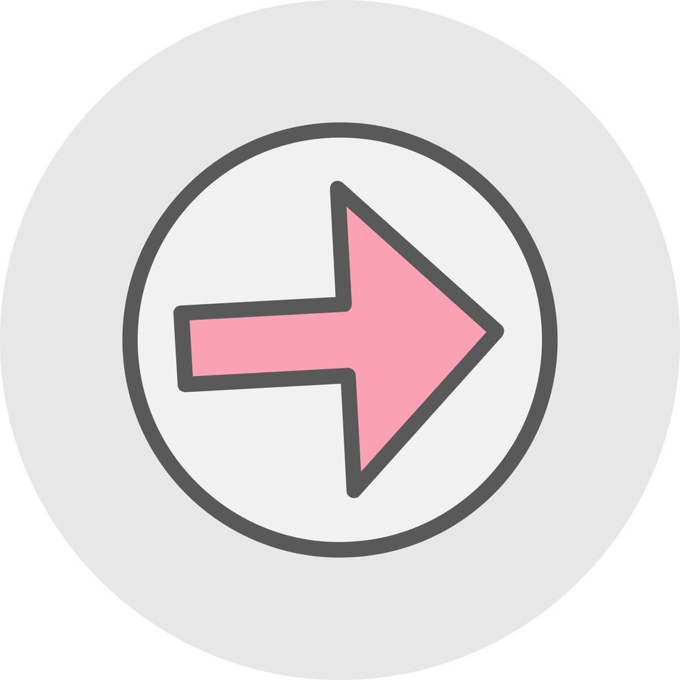 Arrow Alt Circle Right Vector Icon Design