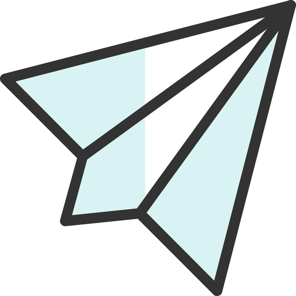 Paper Plane Vector Icon Design