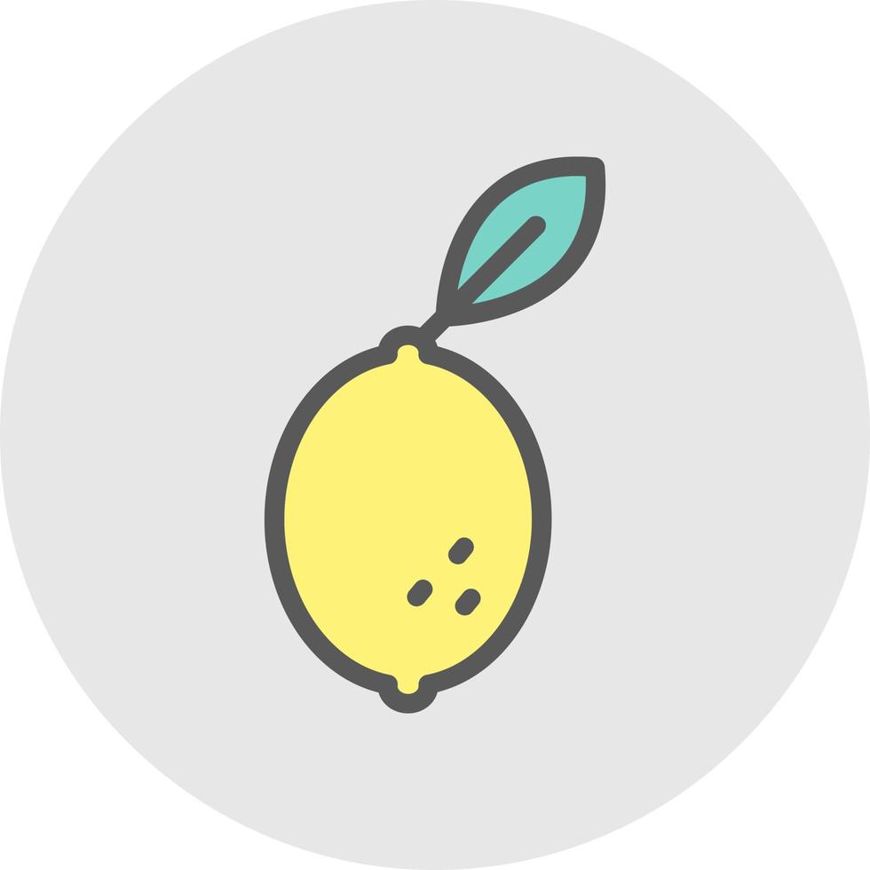 Lemon Vector Icon Design