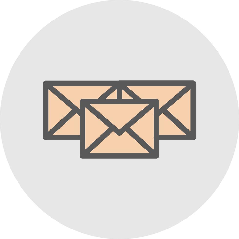 Mail Bulk Vector Icon Design