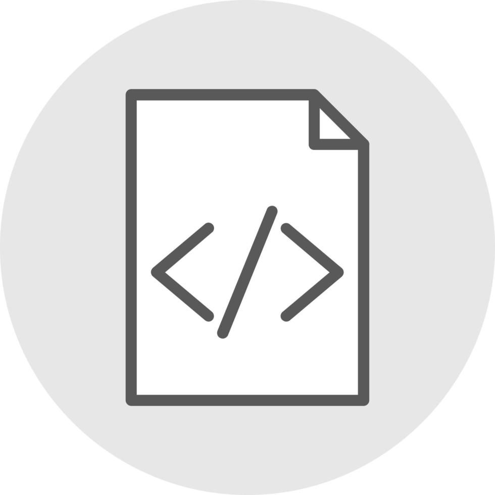 File Code Vector Icon Design