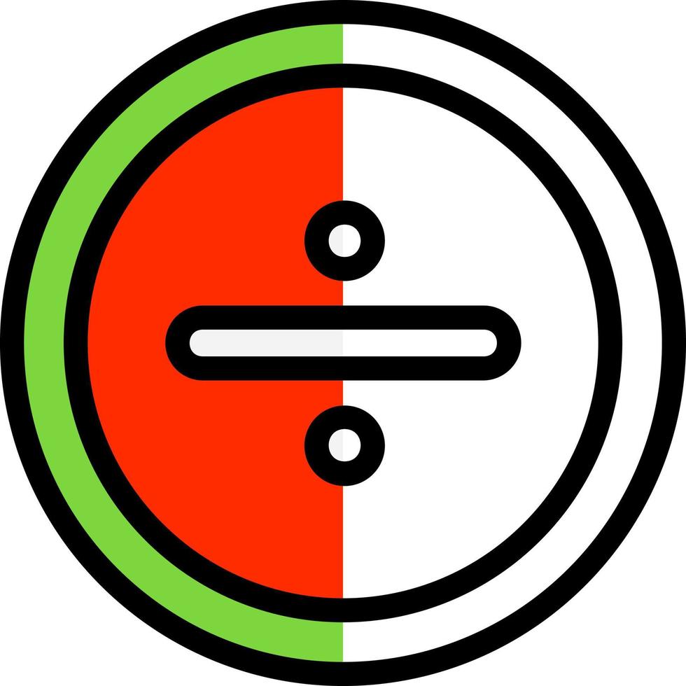 Divide Vector Icon Design
