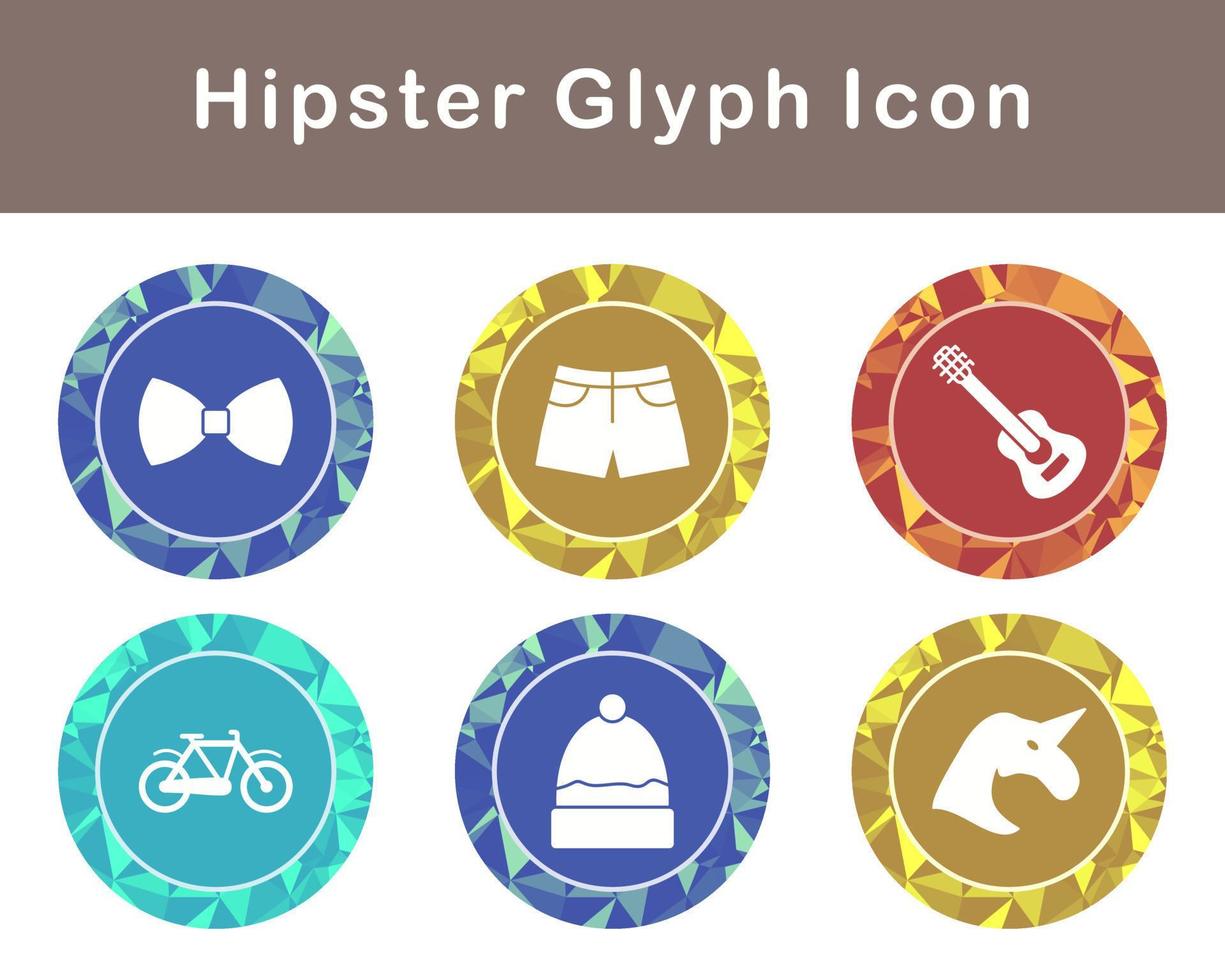 Hipster Vector Icon Set