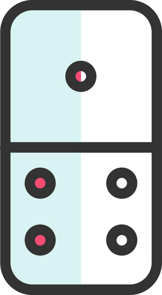 Dice Vector Icon Design