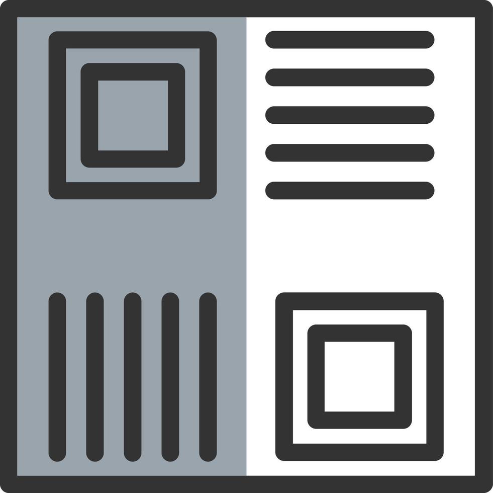 Qrcode Vector Icon Design