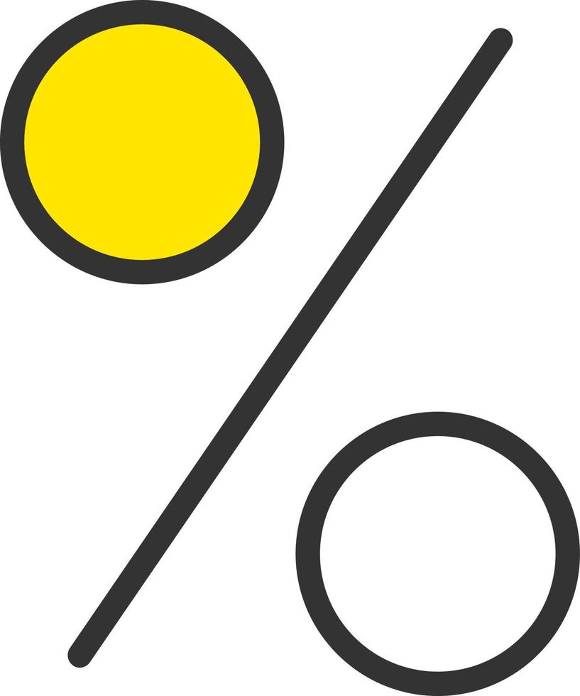 Percent Vector Icon Design