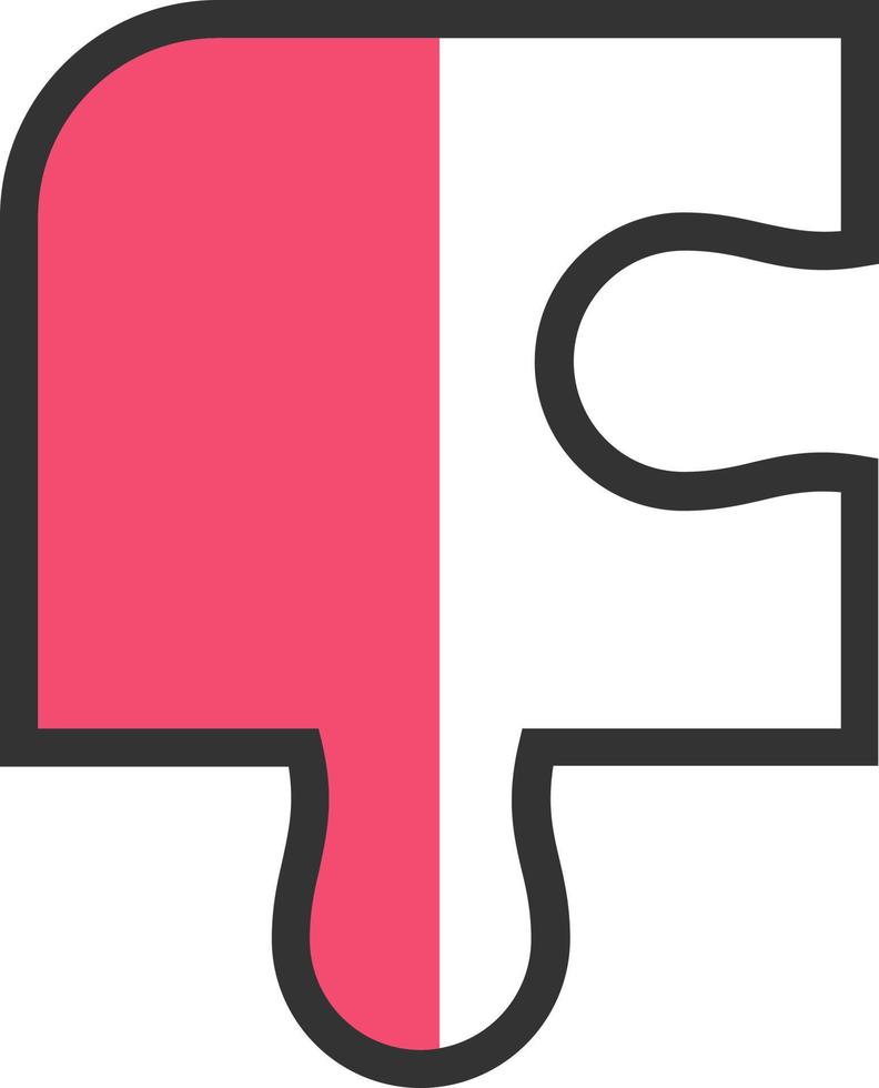 Puzzle Piece Vector Icon Design