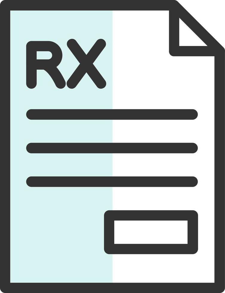 Prescription Vector Icon Design