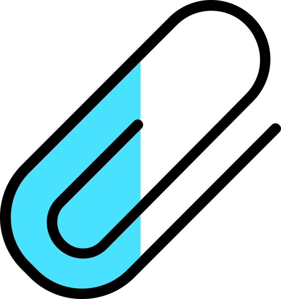 Paperclip Vector Icon Design