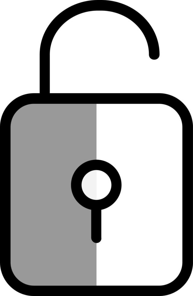 Unlock Vector Icon Design