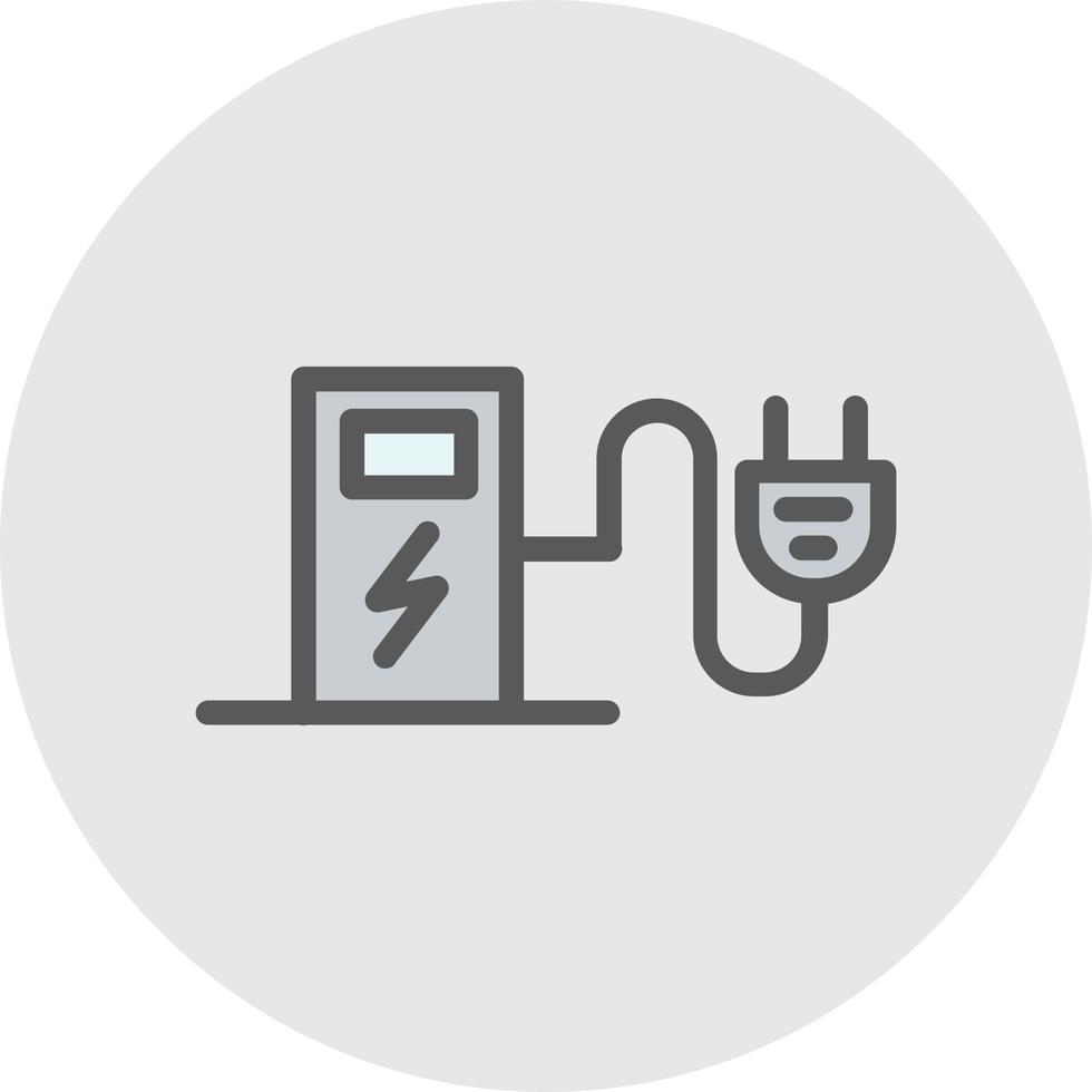 Charging Station Vector Icon Design