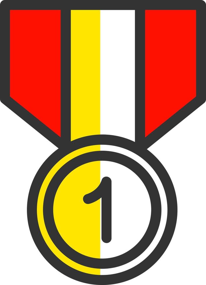 diseño de icono de vector de medalla