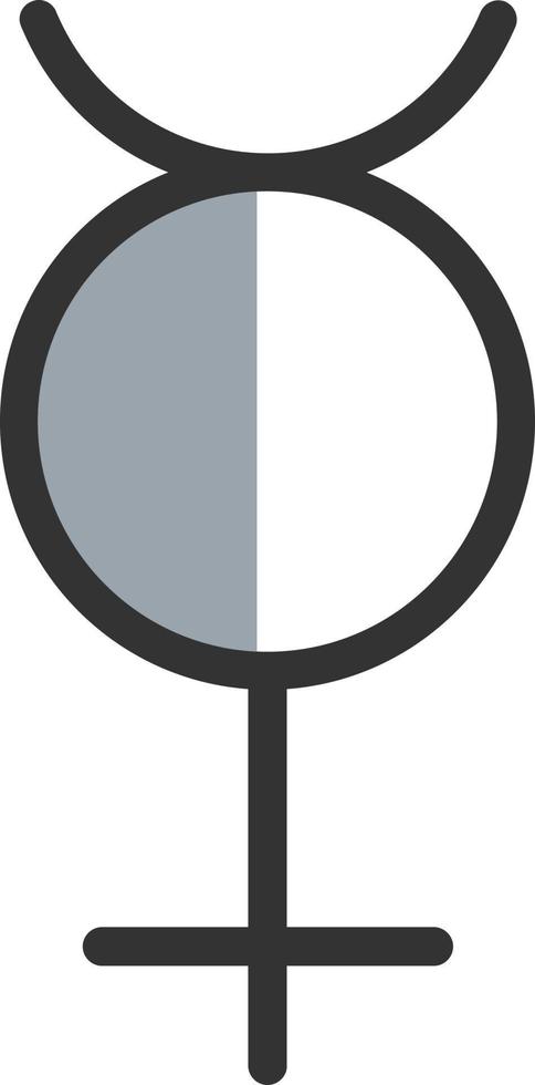 diseño de icono de vector de mercurio