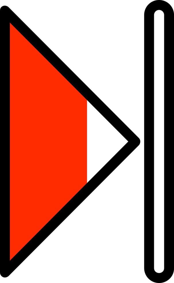 Skip Vector Icon Design