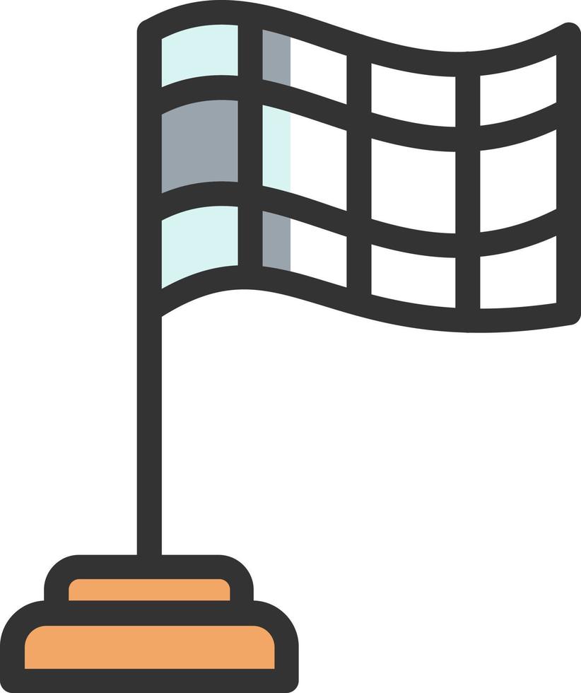 Flag Checkered Vector Icon Design