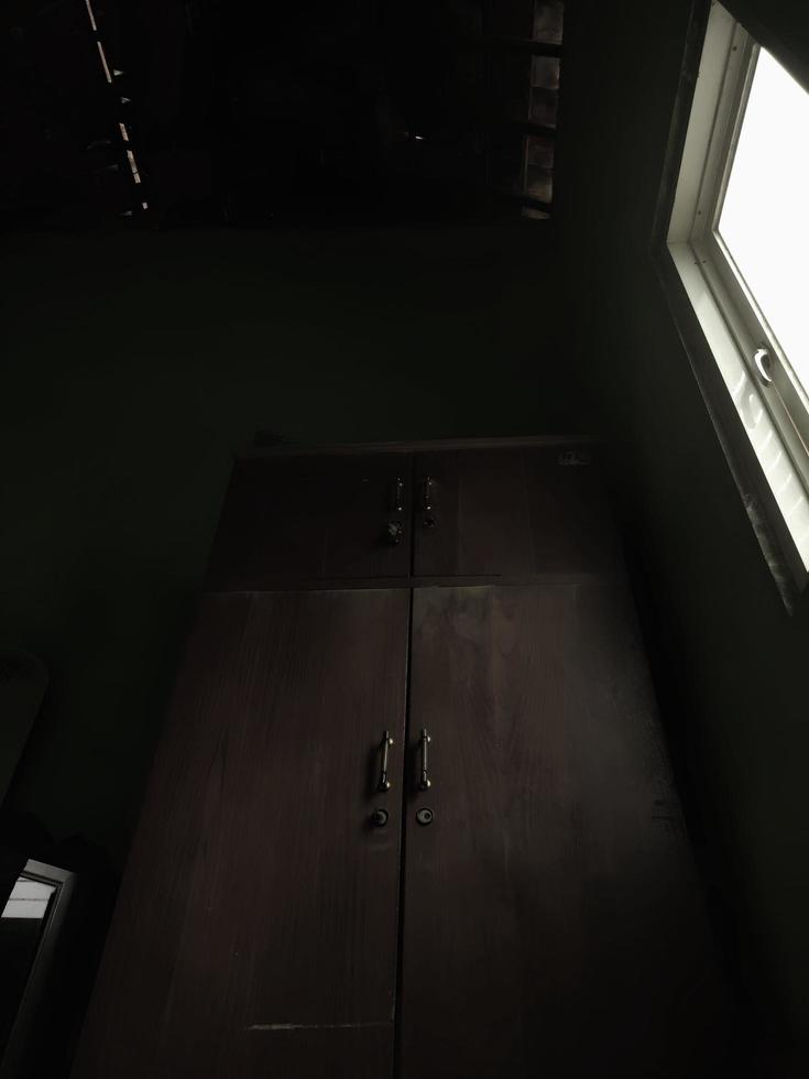 Dark room in an ancient house photo