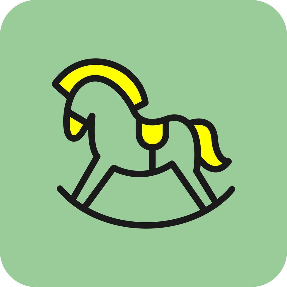 diseño de icono de vector de caballo