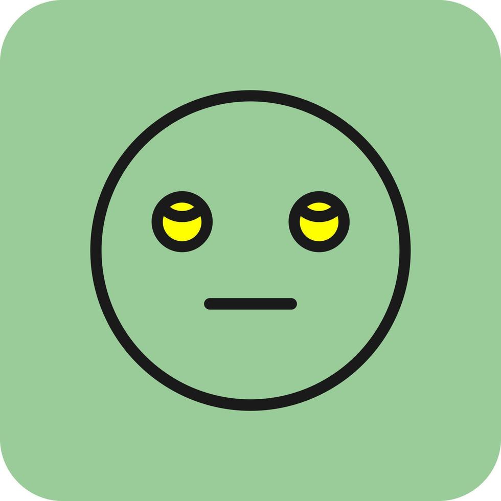 Meh Rolling Eyes Vector Icon Design