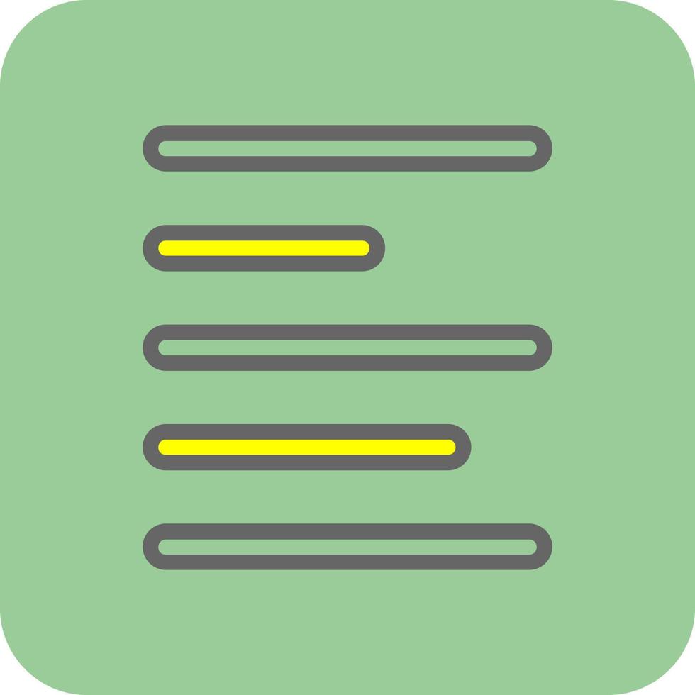 Align Vector Icon Design