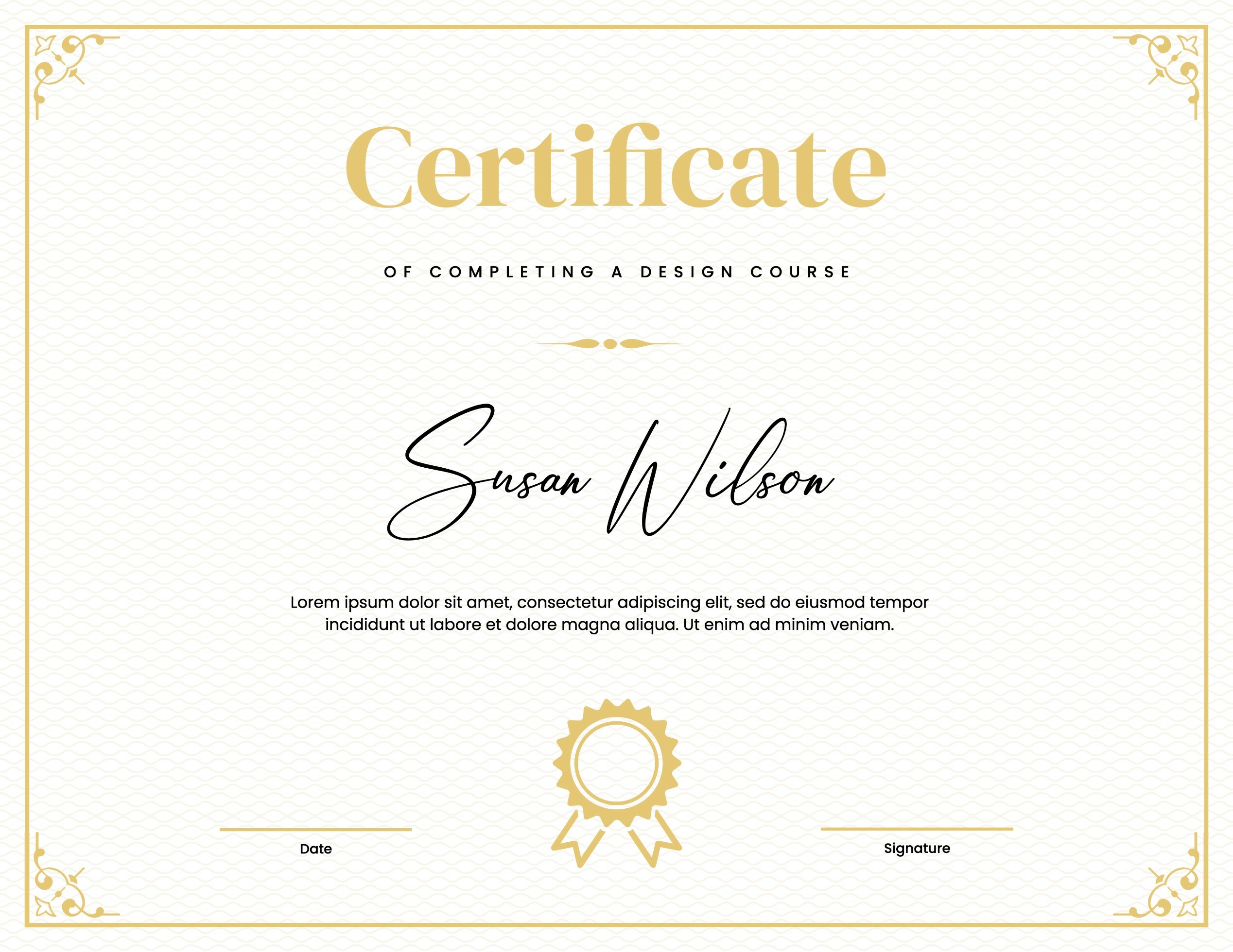 Certificate Template Vector Art, Icons, and Graphics for Free Download