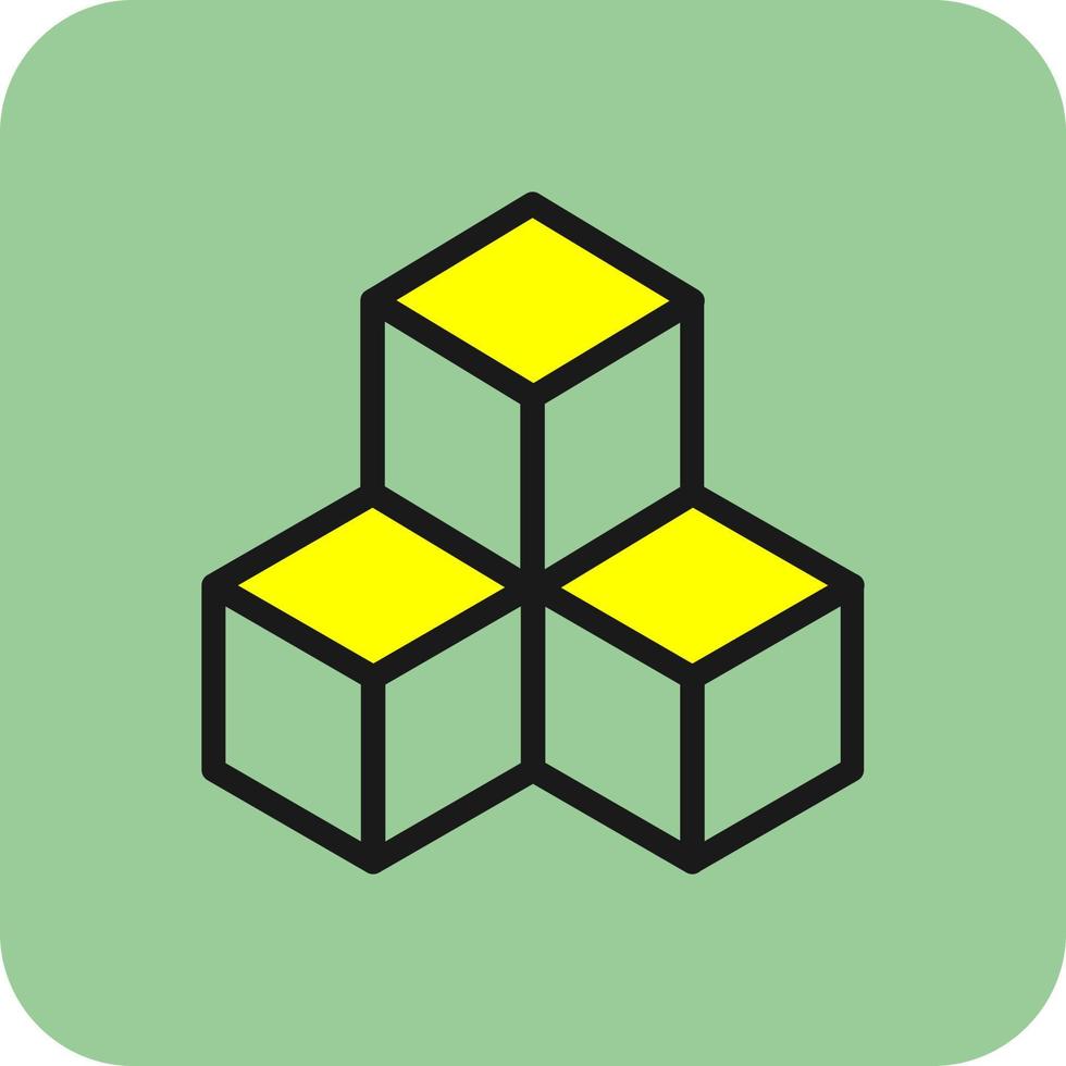 Cubes Vector Icon Design