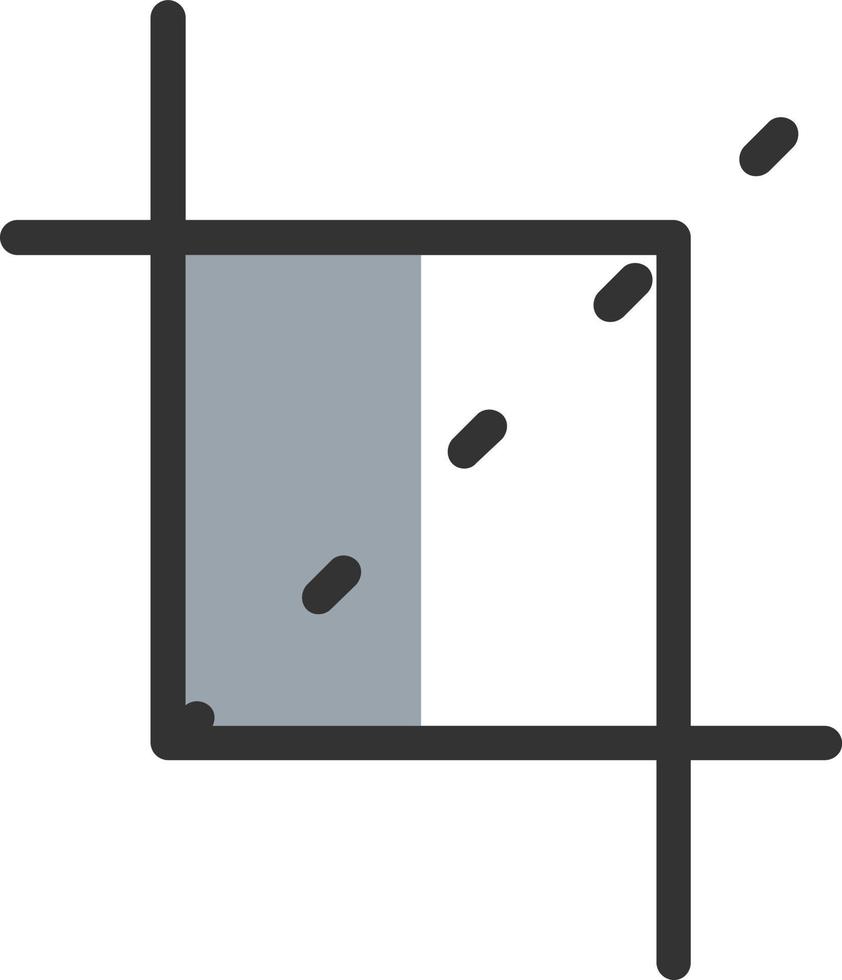 Crop Vector Icon Design