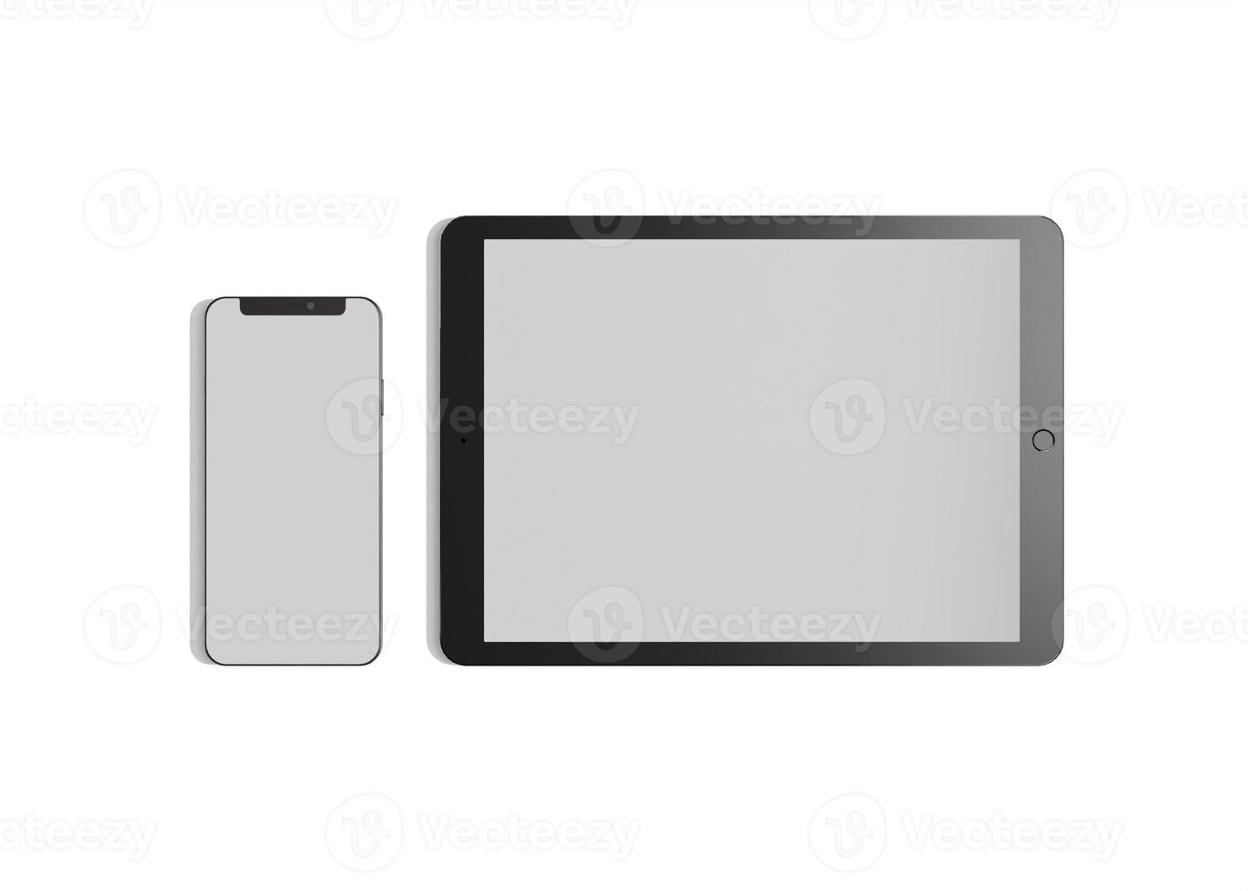 Mobile and tablet mockup photo