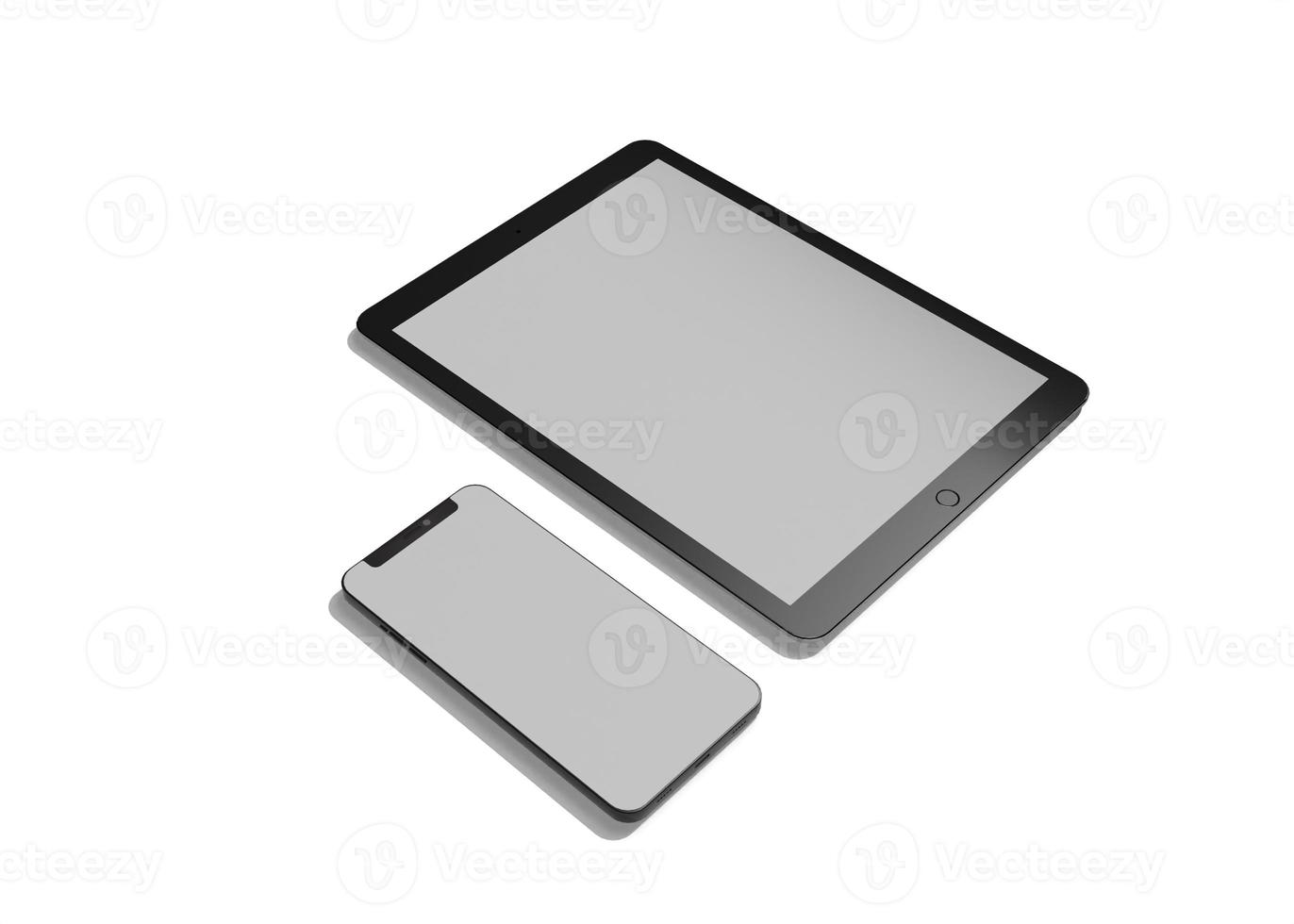 Mobile and tablet mockup photo