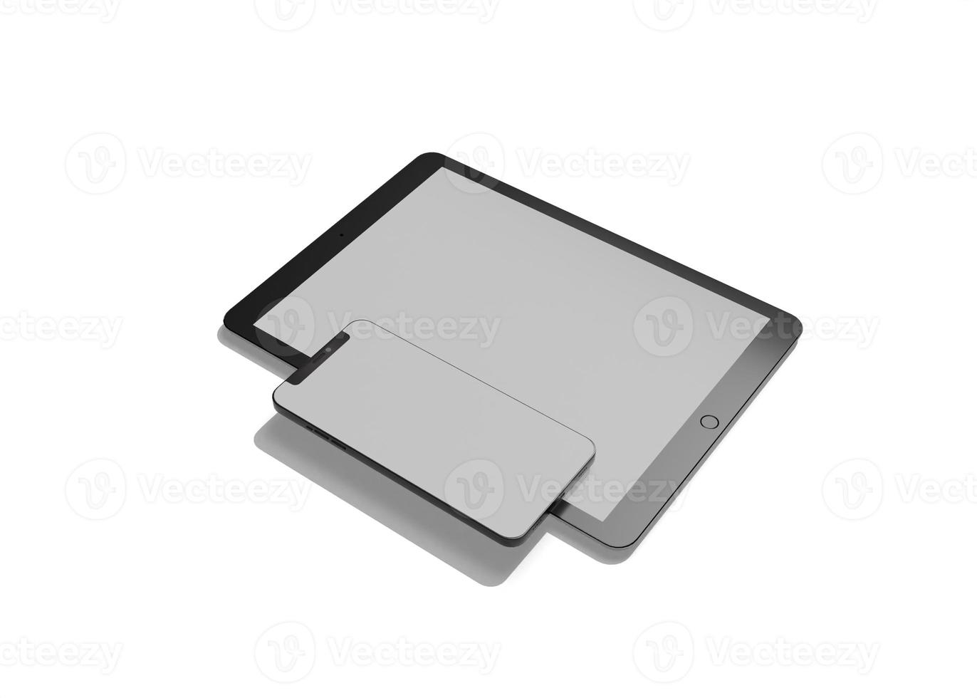 Mobile and tablet mockup photo
