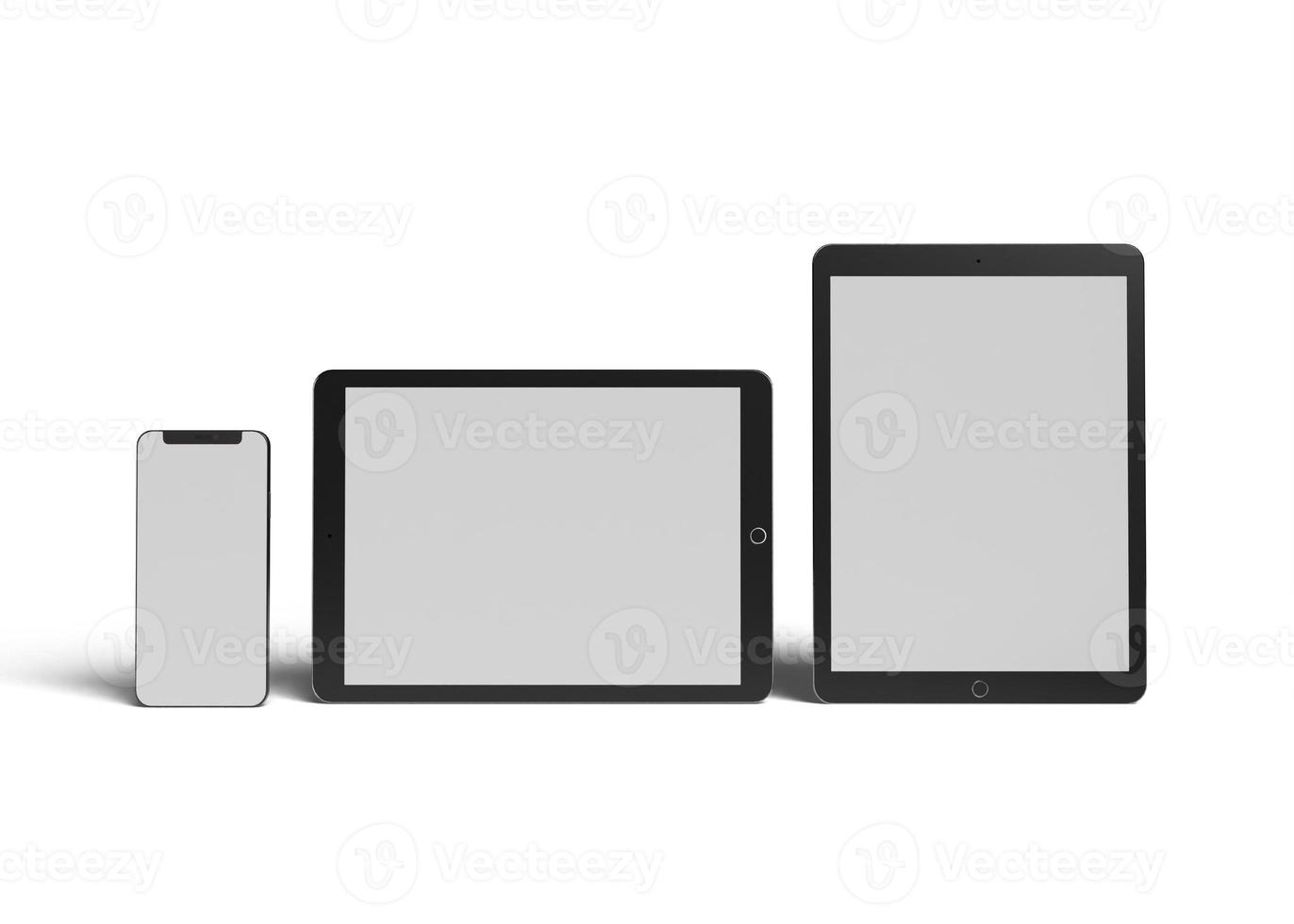 Mobile and tablet mockup photo
