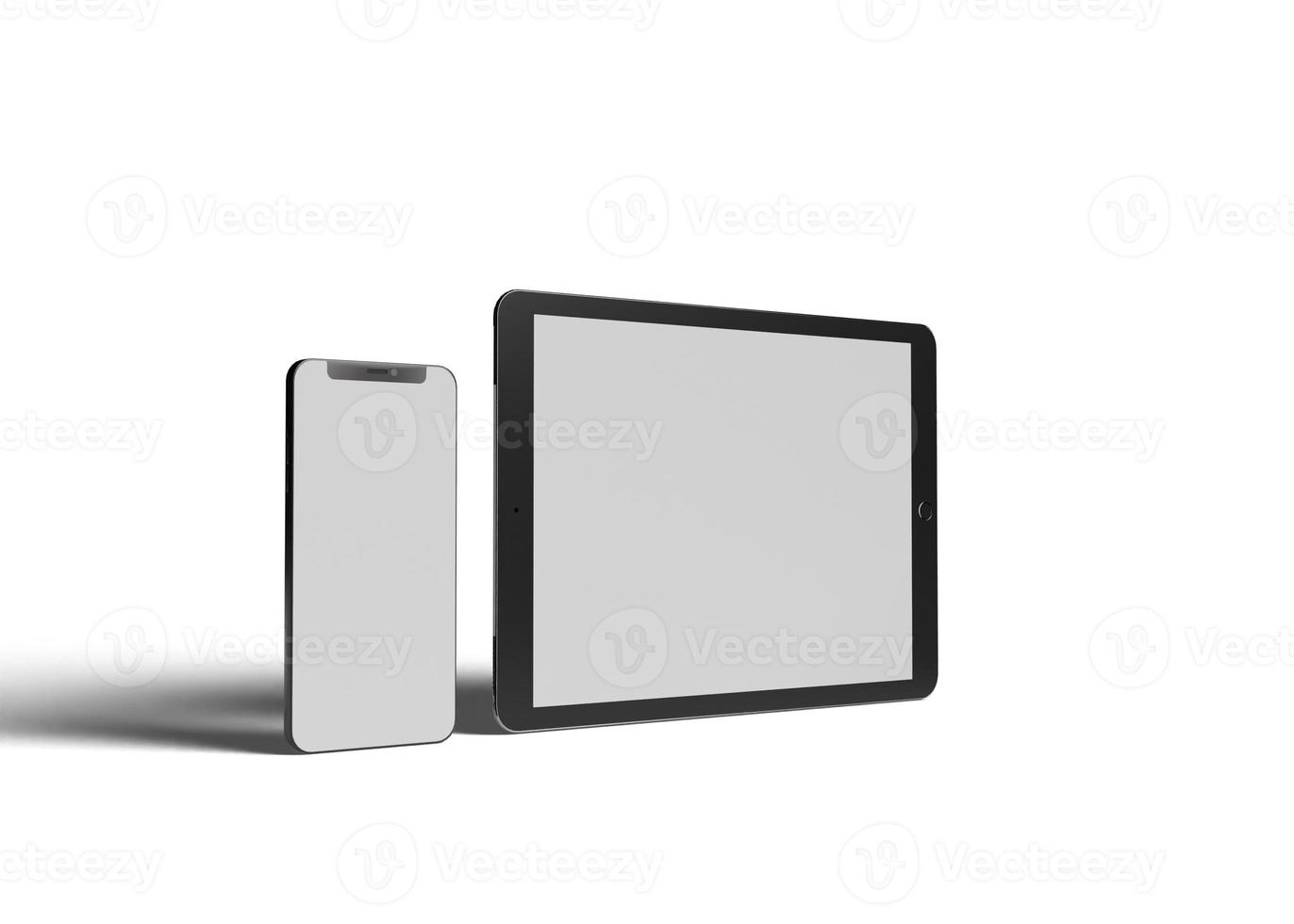 Mobile and tablet mockup photo