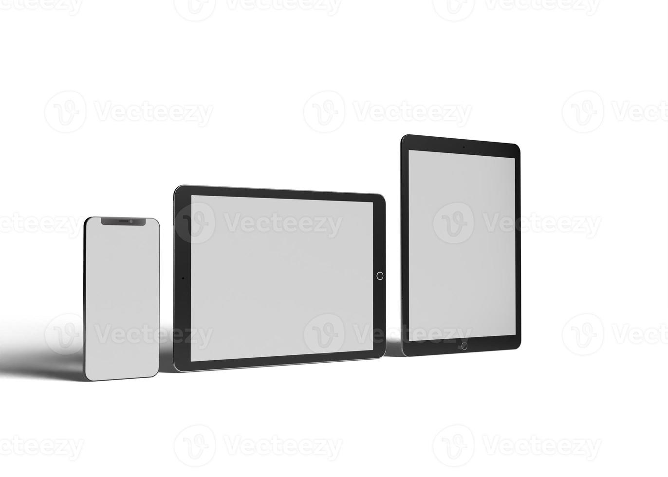 Mobile and tablet mockup photo