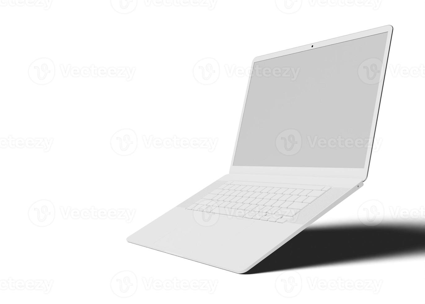 Laptop screen mockup photo