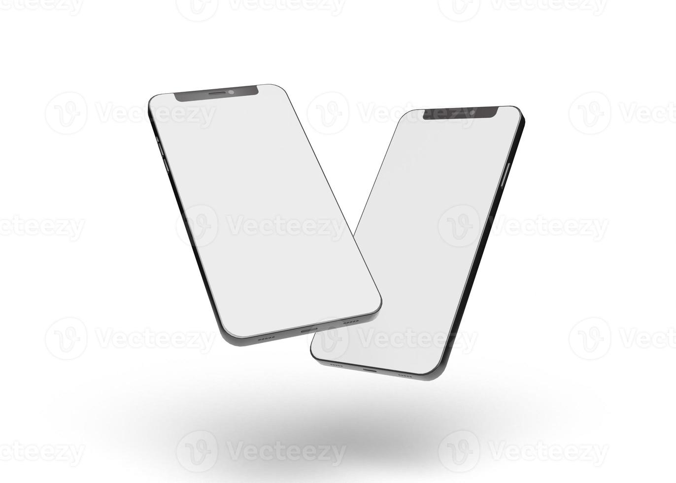 Mobile phone screen mockup photo